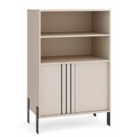 Regał z szafką komoda wysoka kaszmir 80 cm NUBO